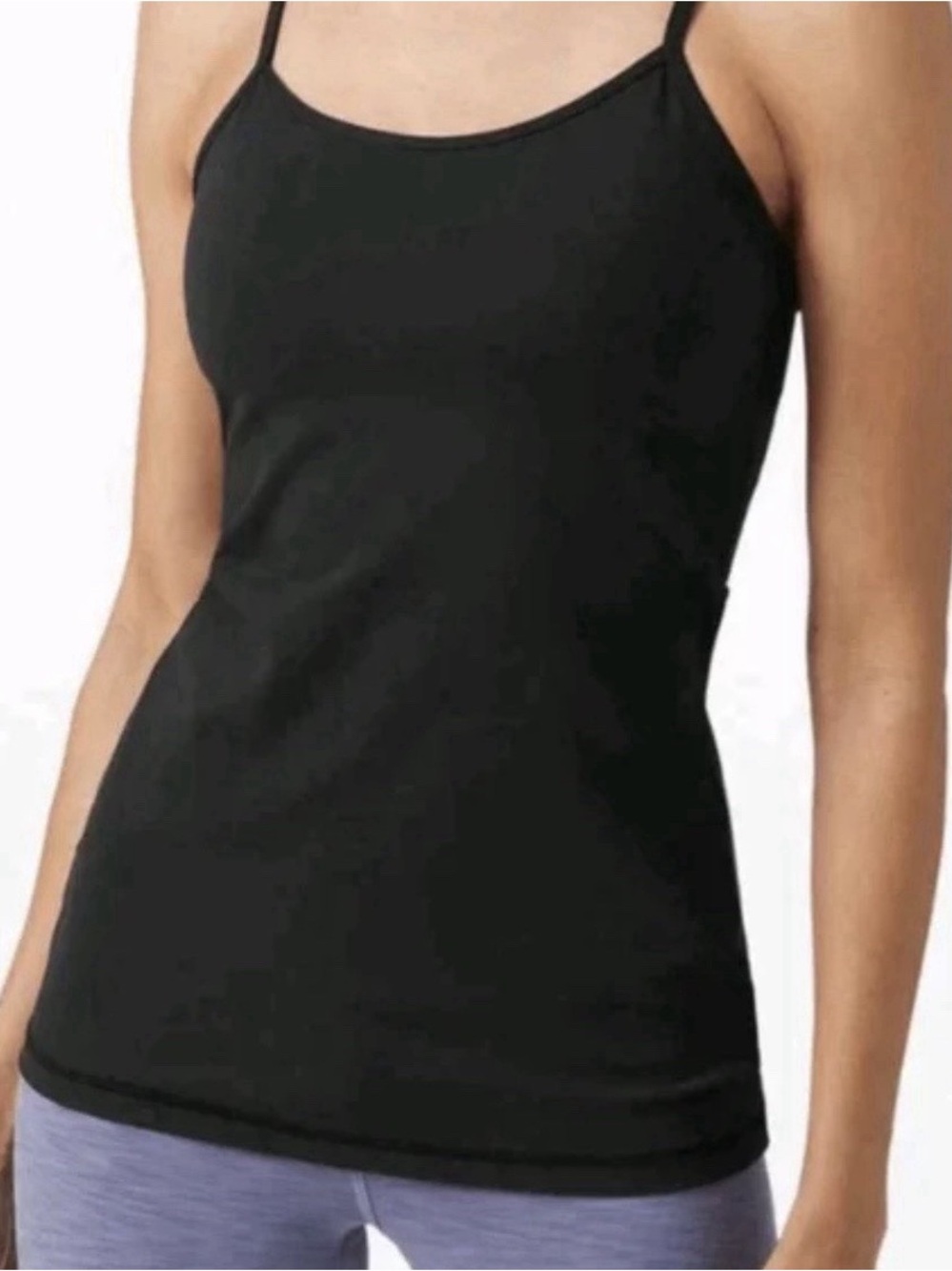 Lululemon Power Y Tank Top - Black - Size 6